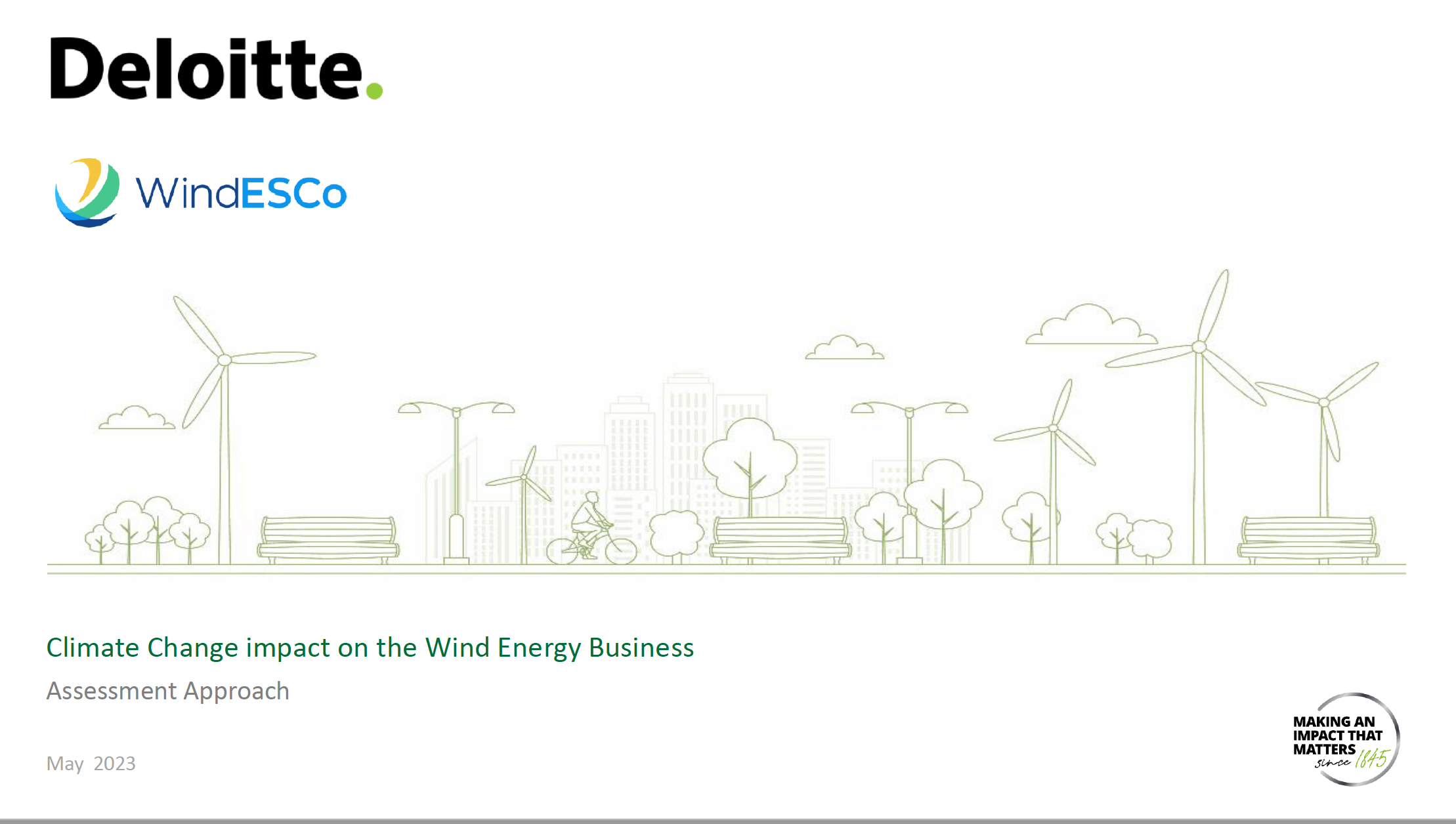 Deloitte & WindESCo Climate Presentation