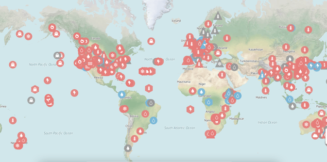 extreme weather conditions worldwide