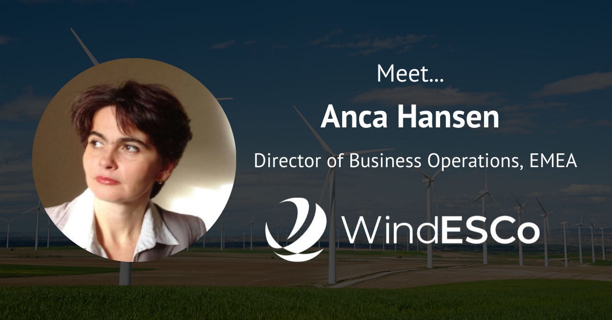 Anca Hansen, Director of Business Operations, EMEA at WindESCo