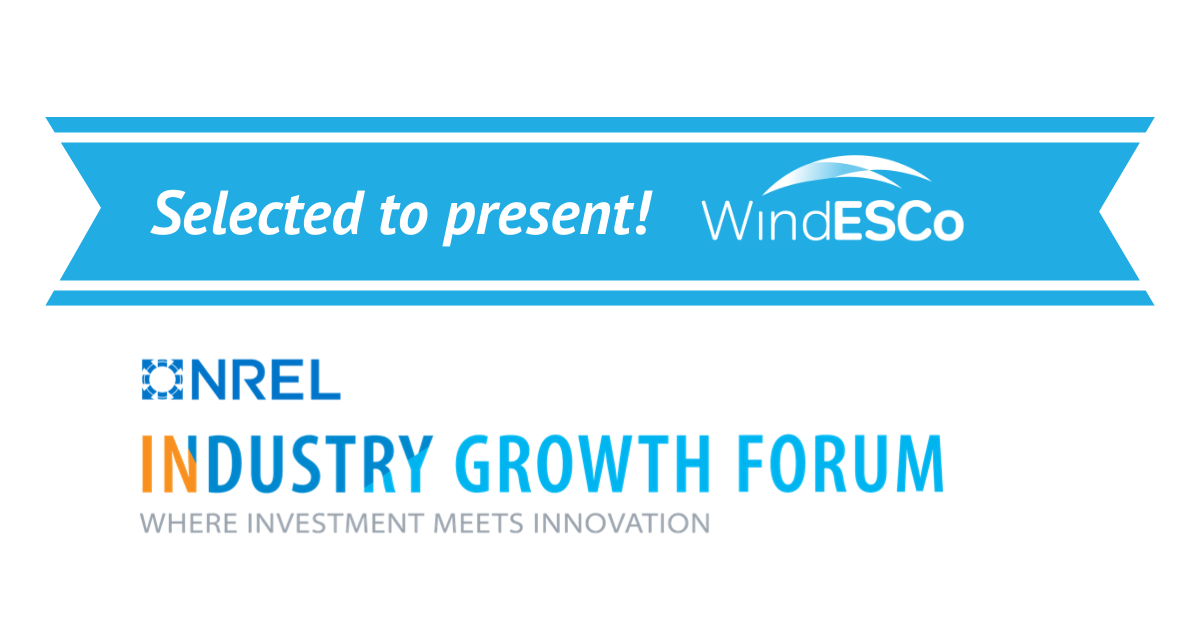 WindESCo Selected to Present at the 2021 NREL Industry Growth Forum