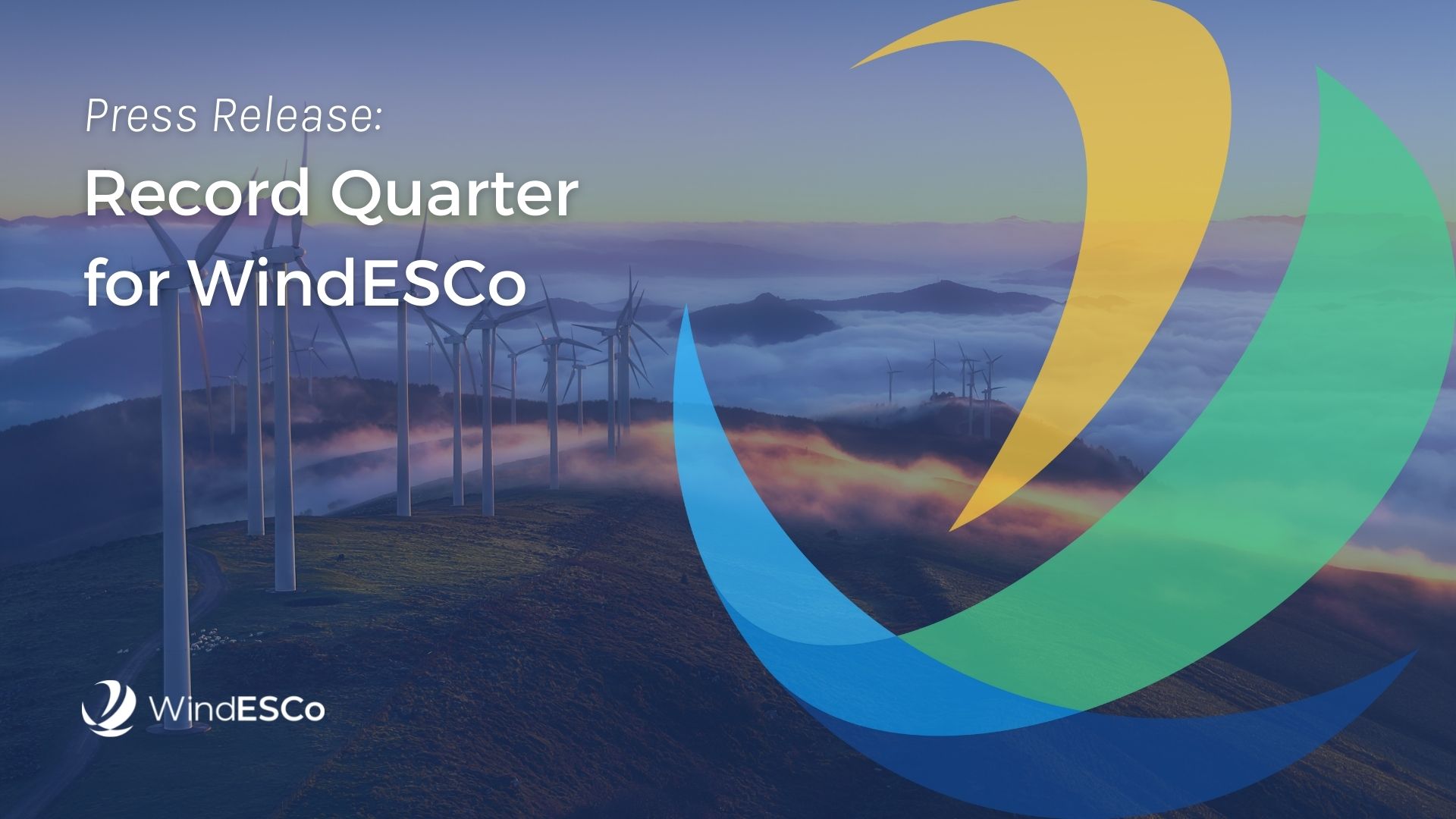 Press Release: WindESCo Sees Three-Fold Raise in Bookings